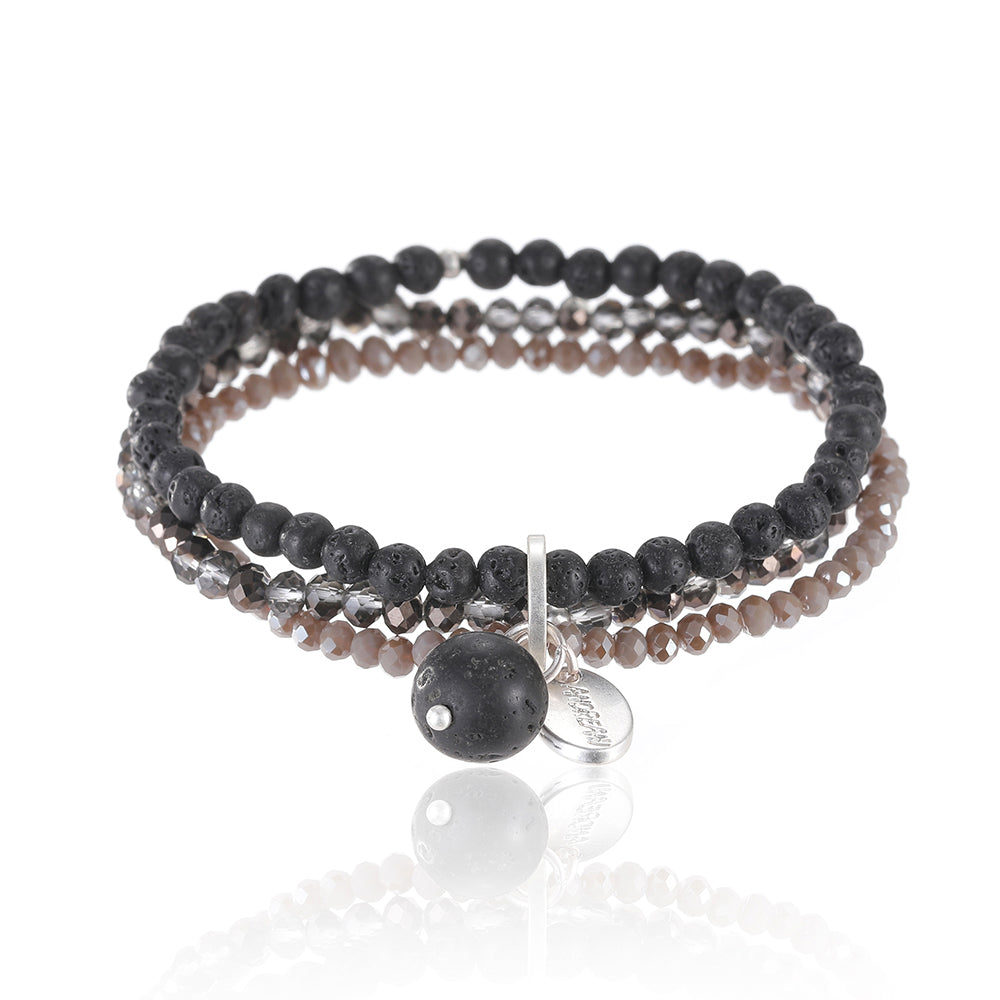 Armband aus Lavastein
