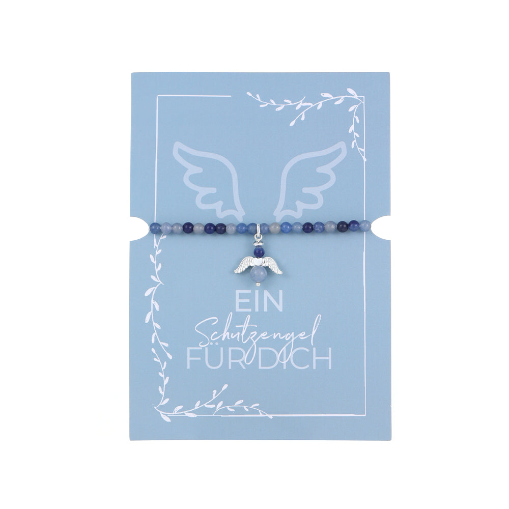 Geschenkkarte mit Engelanhänger Armband