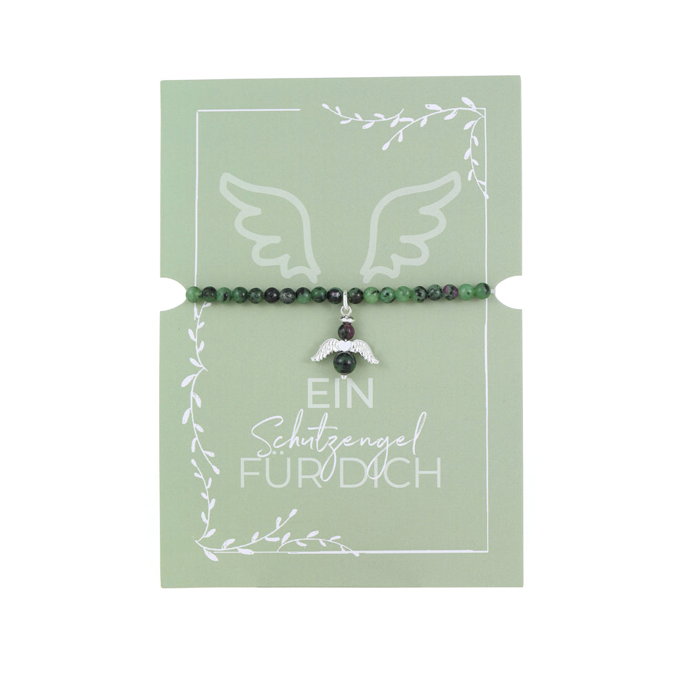 Geschenkkarte mit Engelanhänger Armband