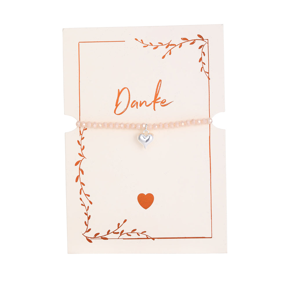 Geschenkkarte mit Armband DANKE