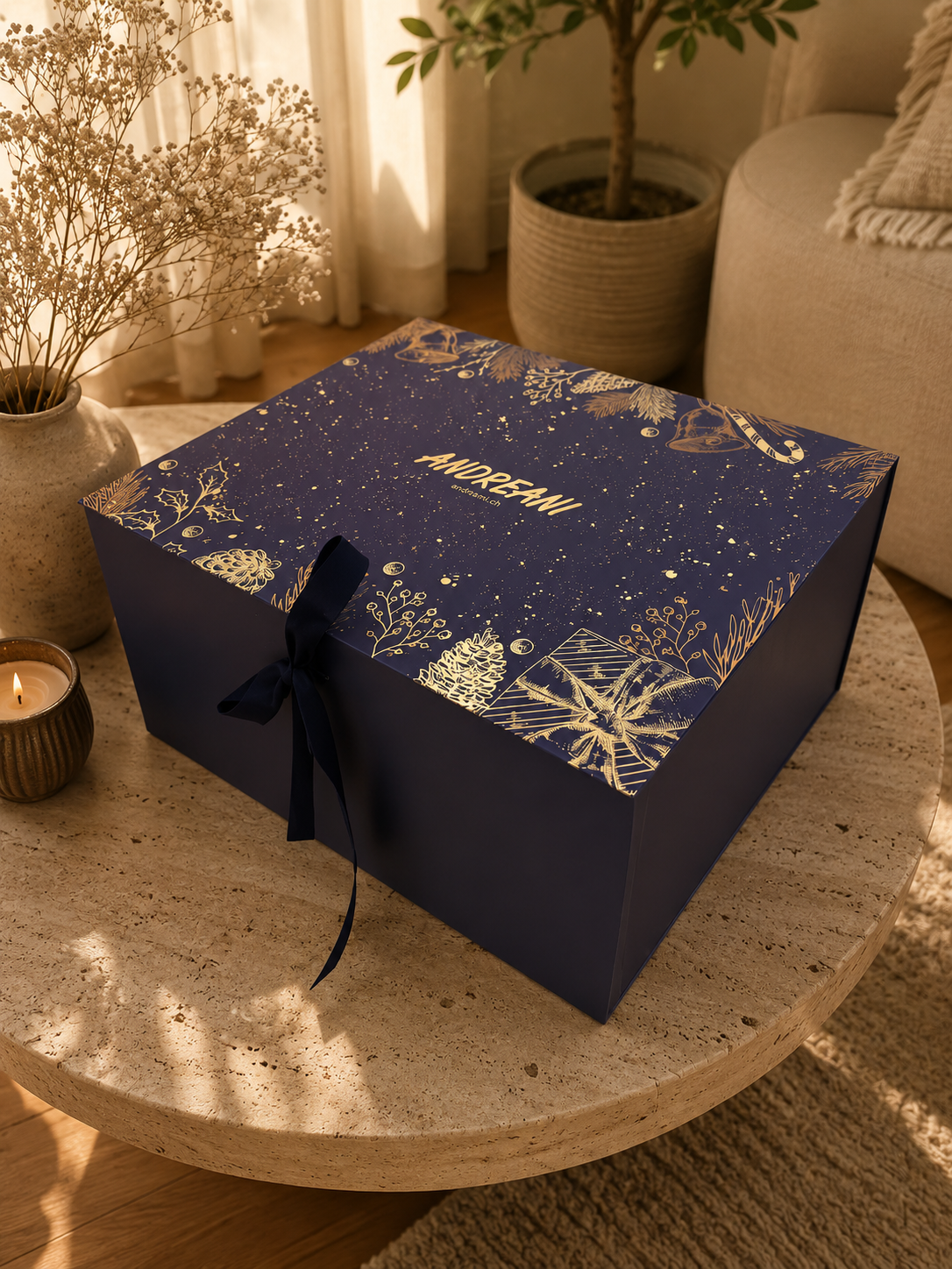 Lava Silber Adventskalender mit echten Lavasteinen silberfarbig und Accessoires