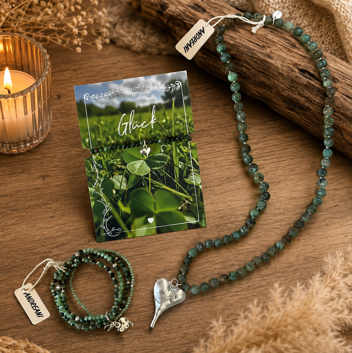 Geschenkset-Grüne Eleganz