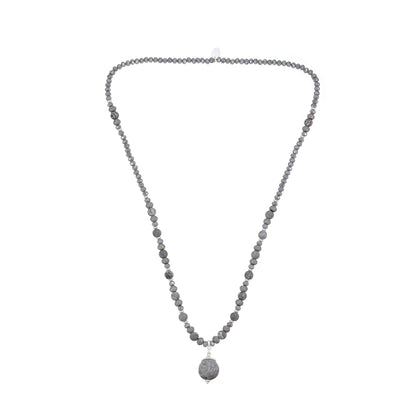 Halskette mit echtem Picasso Jaspis Andreani – Handgemachter Schmuck