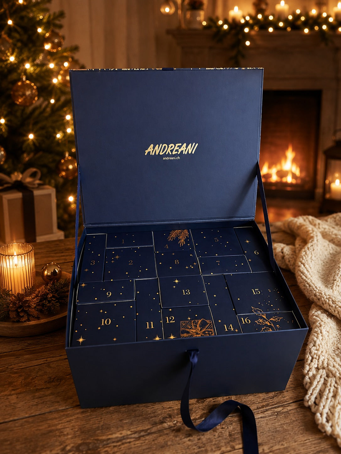 Perlen Gold Adventskalender — Süsswasserperlen und Accessoires