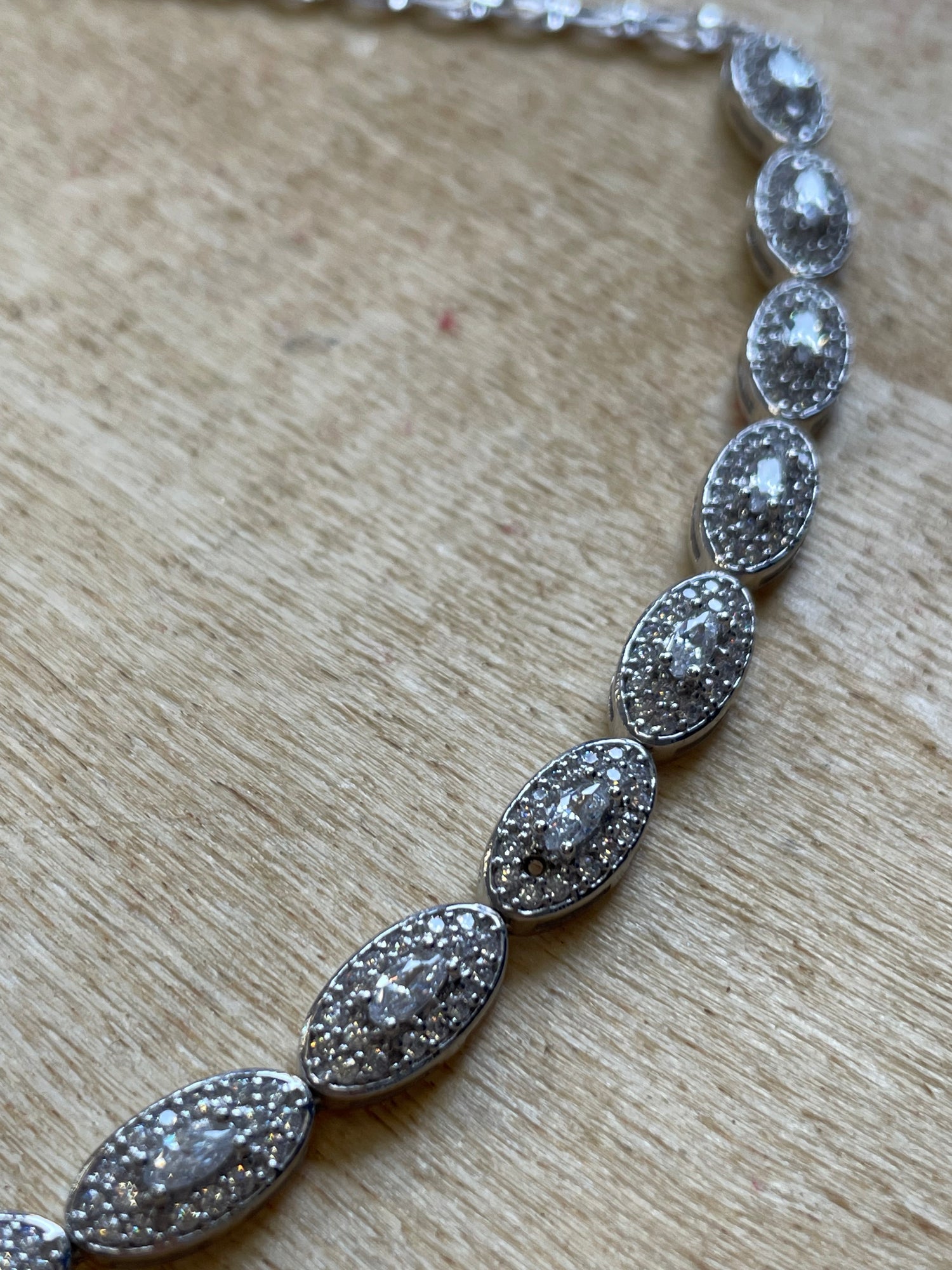 Silber 925 Halskette mit Zirkonia