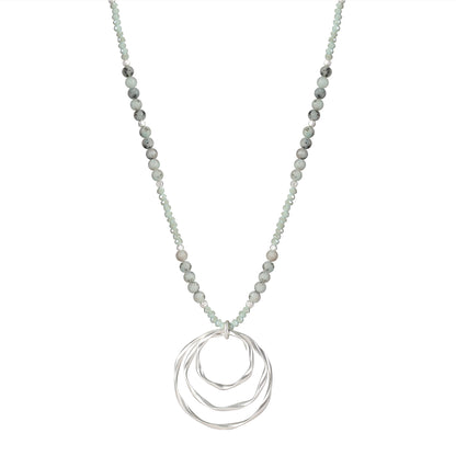 Halskette mit mehrfach Spiralanhänger