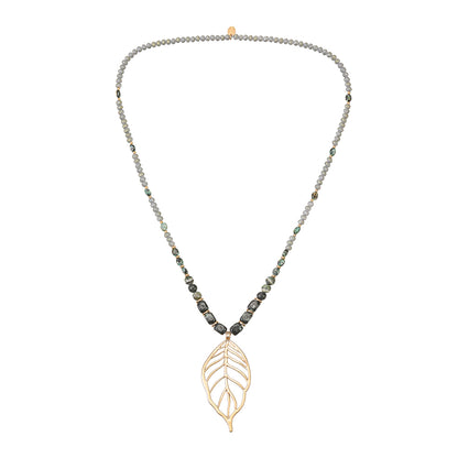 Halskette mit echter afrikanischer grüner Jade