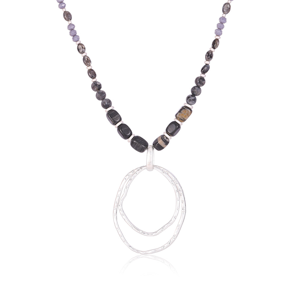 Halskette aus Picasso Jaspis