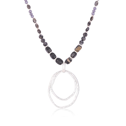 Halskette aus Picasso Jaspis