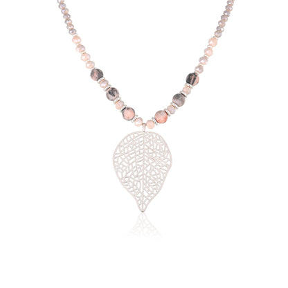 Halskette aus rotem Picasso Jaspis