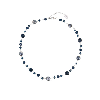 Kurze Halskette aus Picasso Jaspis