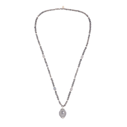 Halskette aus echtem Picasso Jaspis