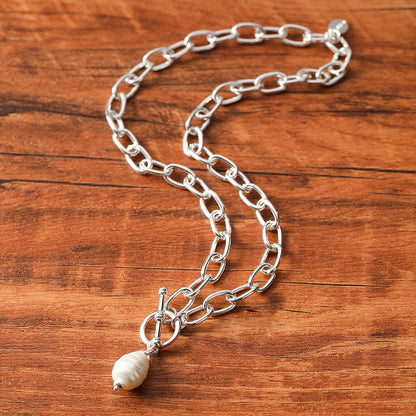 Geschenkset mit echten Shellbeads aus Muschelkern silberfarbig