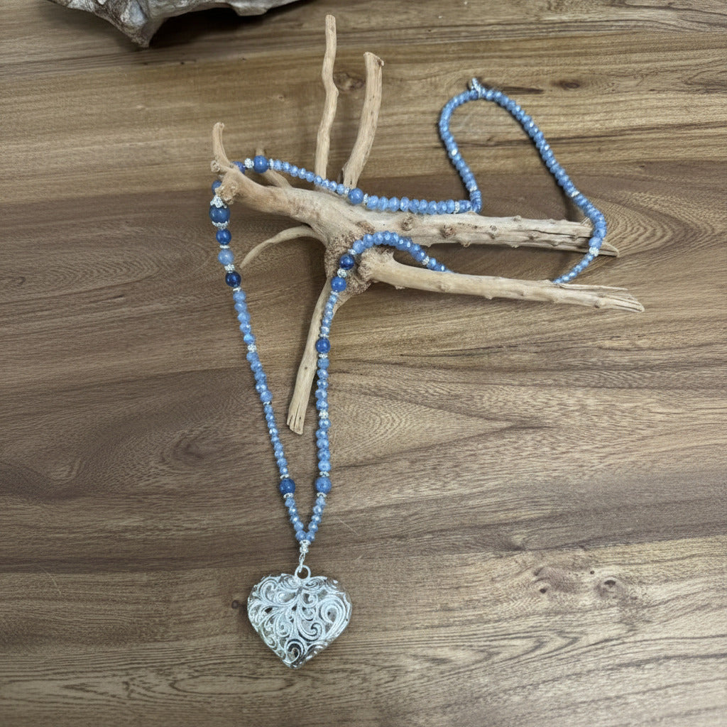 Halskette aus blauem Aventurin