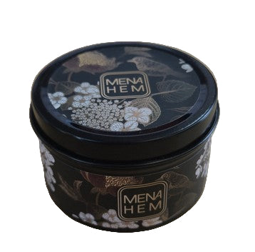 Blumen Duftkerze in der Dose