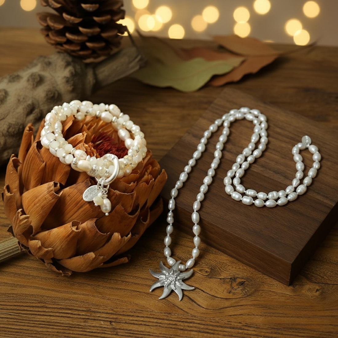 Perlen Aura Set - Feine Harmonie