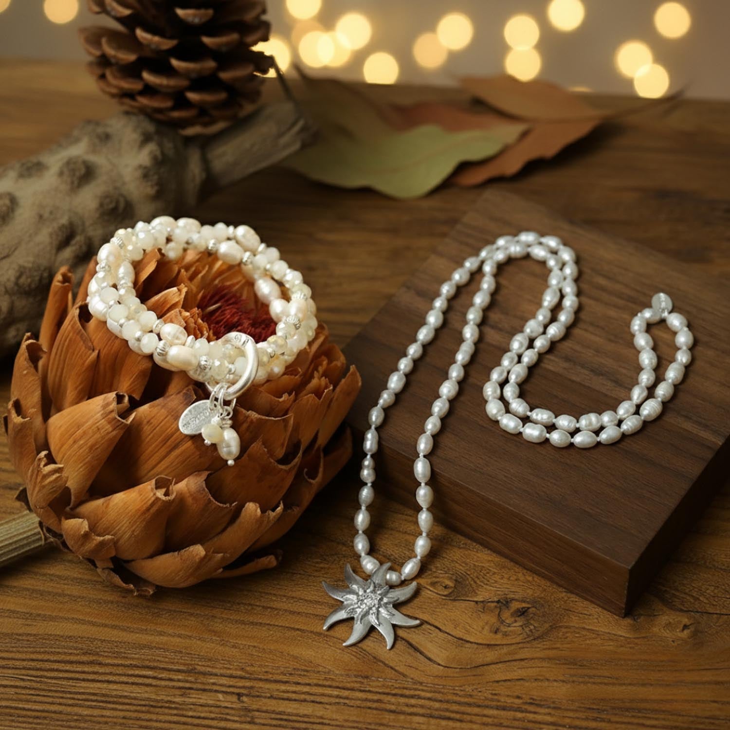 Perlen Aura Set - Feine Harmonie