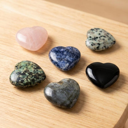 Herz aus echtem Stein