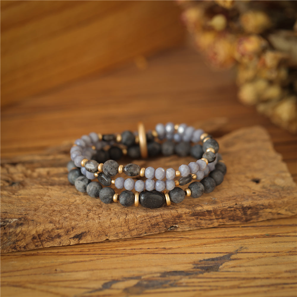 Armband mit echtem Picasso Jaspis Andreani – Handgemachter Schmuck