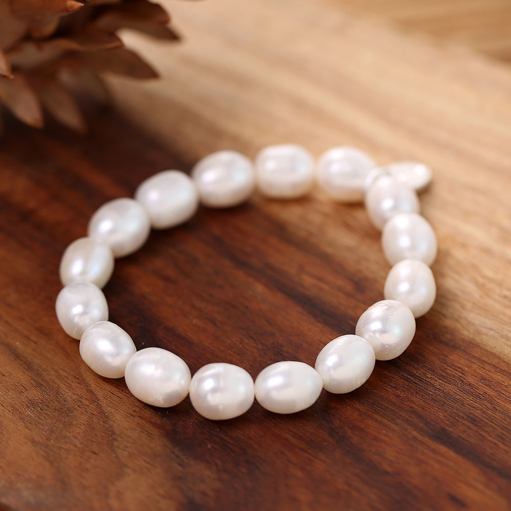 Armband mit echten Süsswasserperlen Andreani – Handgemachter Schmuck