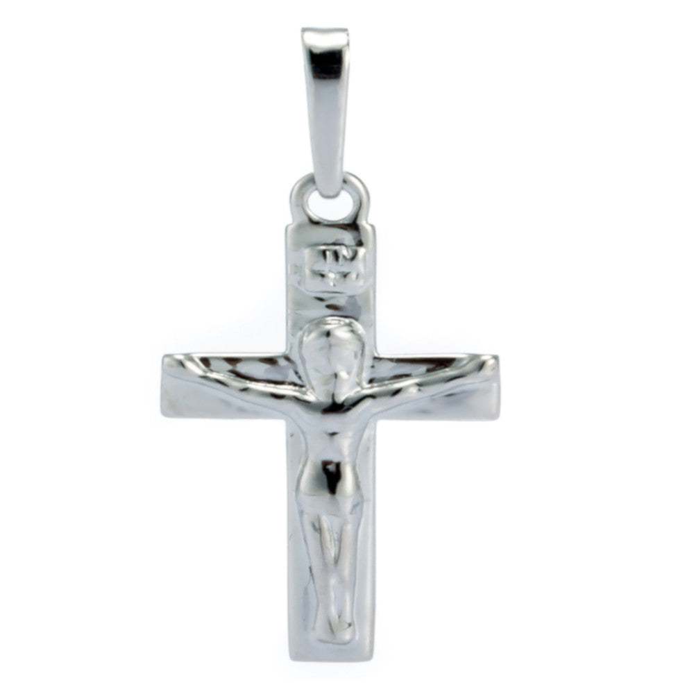 Kreuzanhänger mit Jesus Silber 925 Andreani – Handgemachter Schmuck