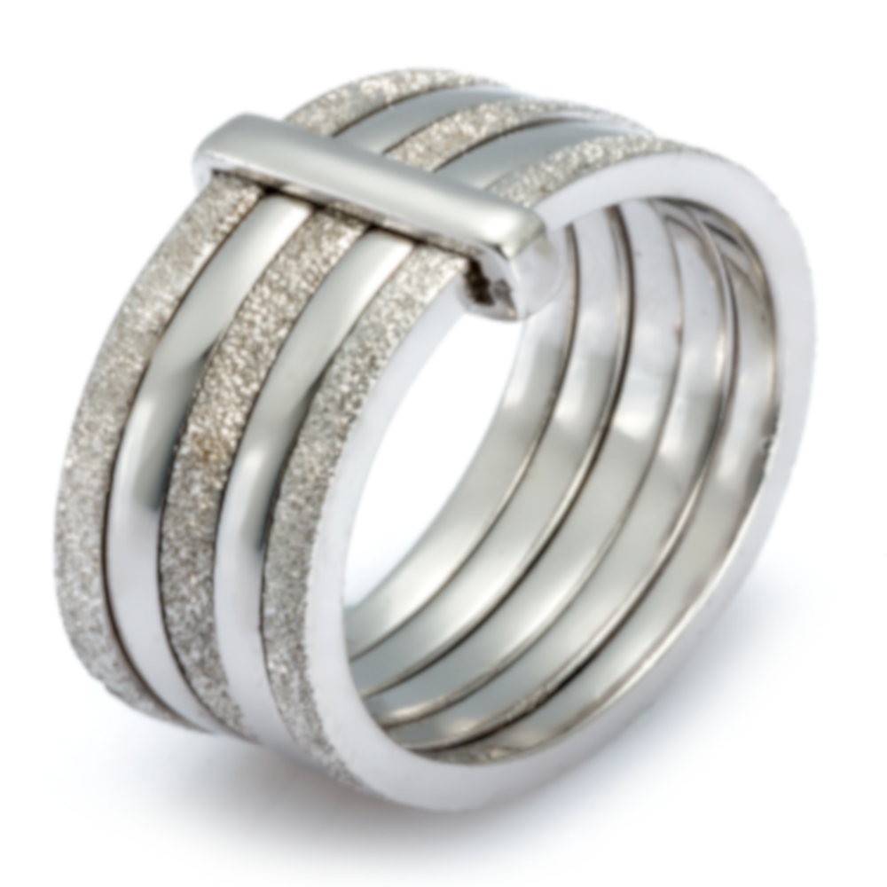 Ring Silber 925 mit 5 verbundenen Ringen Andreani – Handgemachter Schmuck