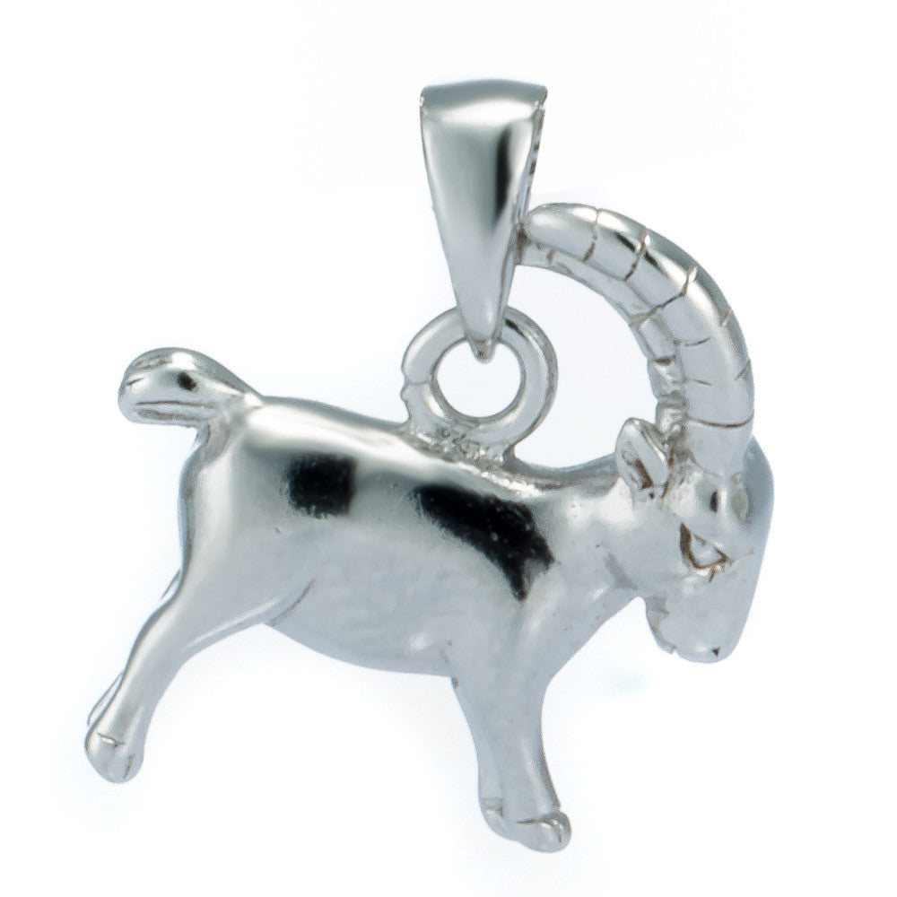 Sternzeichenanhänger Steinbock Silber 925 Andreani – Handgemachter Schmuck